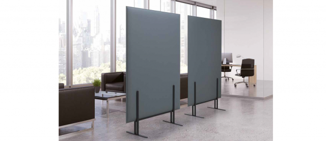 Flat totem sound absorbing panels 